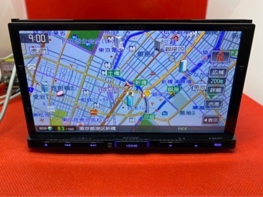 KENWOOD 上位級 MDV-X500 フルセグ 新品バックカメラ付フルセット