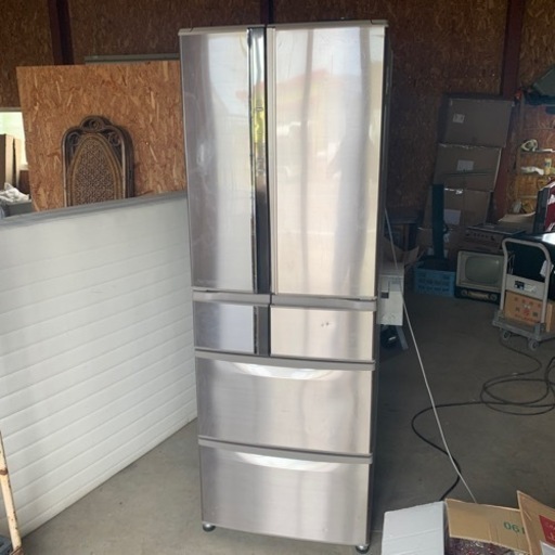6ドア　大型　冷蔵庫　三菱　清掃済み　中古　自動製氷　ファミリータイプ