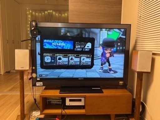 【値下げしました】SONY BRAVIA(46型)テレビ＋テレビ台＋スピーカーの3点セット