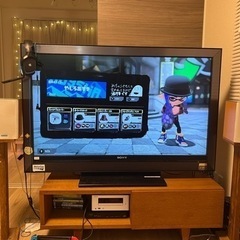 【値下げしました】SONY BRAVIA(46型)テレビ＋テレビ...