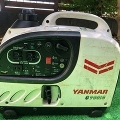 ヤンマー ガソリン 発電機　YANMAR G900IS 2 レシャー防災用 電源　0.9KW　　作動確認済