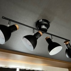 シーリングライト　黒