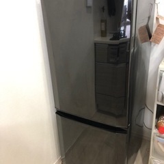 【ネット決済】三菱　2ドア冷蔵庫　2015年製　ブラック