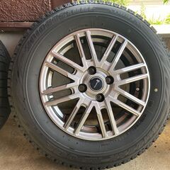 185/70R14 88Qスタッドレス アルミ4本セット BRIZZAK REVO GZ