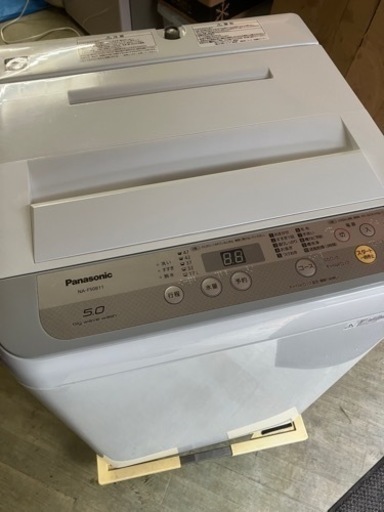【成約済み】パナソニック 5.0kg 全自動洗濯機 NA-F50B11 分解清掃済み 2018年製 Panasonic　5kg ステンレス槽 洗濯機