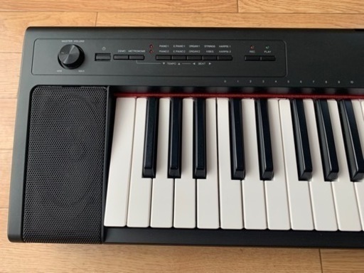 手渡限定ヤマハ YAMAHA 電子キーボード piaggero ブラック NP-12B 