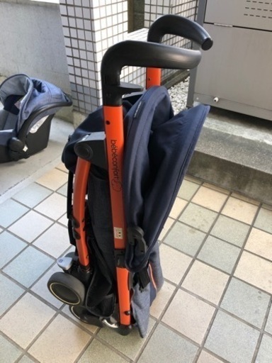 7万円 日本育児 bebeconfort Mila ベビーカー チャイルドシート レイン