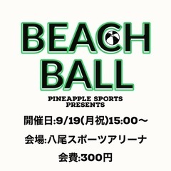 【初心者大歓迎】9/19ビーチボール参加者募集中！
