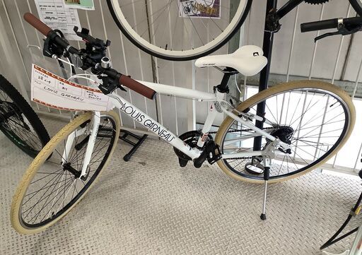 クロスバイク 自転車 LOUIS GARNEAU ルイガノ 6061 42 28インチ 変速あり【ユーズドユーズ名古屋天白店】J2098