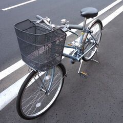 24インチ 内装3段変速 ブルー カギ付 シティサイクル 自転車☆ PayPay