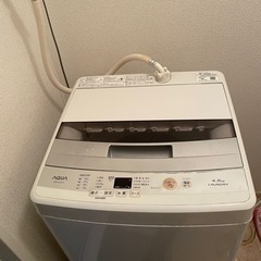 洗濯機　4.5kg AQUA
