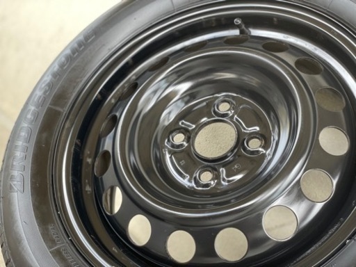 タイヤ、ホイール 185/60R15 鉄チンホイール付 4本