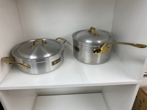 R012 Algourmet アルグルメ 平和アルミ 鍋 2点セット 21cm・24cm 調理器具 美品