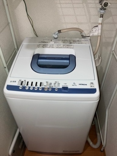 縦型洗濯機 日立2017年製