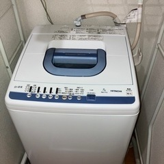 縦型洗濯機 日立2017年製