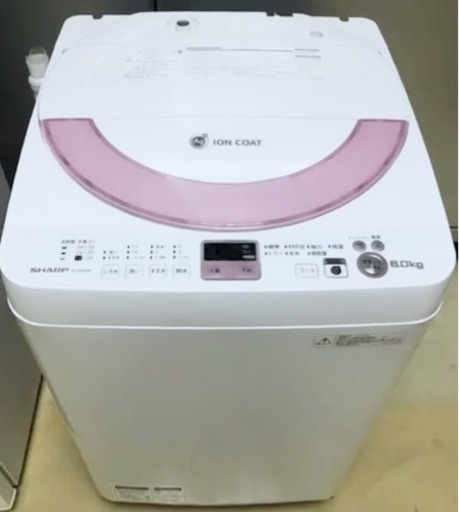 (送料無料) 2018年 極美品 6kg 洗濯機 2年使用 Ag+イオン 穴なし槽でカビの心配ゼロ！⑥