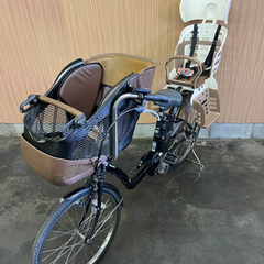 格安❗️ 子供乗せ 電動自転車 Panasonic ギュットミニ 黒 充電器