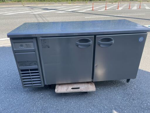 ■中古品 フクシマ業務用冷蔵庫 YRC-150RM2-F 2016年 ピラーレス 1500ｘ600ｘ800㎜ 動作問題なし 台下冷蔵庫■