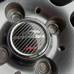 【新品】2020年スタッドレス(４本)日本製ﾀｲﾔ 美品ﾎｲｰﾙ 155/65R14 ﾊﾞﾗﾝｽ調整済