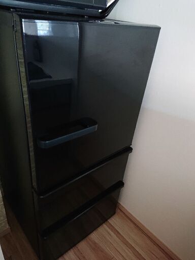 アクア ノンフロン冷凍冷蔵庫 3ドア 黒 美品