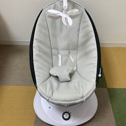 美品 4moms ロッカルー rockaRoo 電動バウンサー グレー