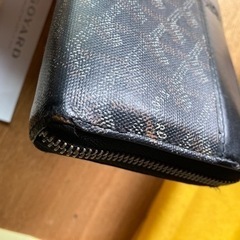 ☆GOYARD☆長財布　ブラック　ラウンドファスナー　レザー　マティニョン