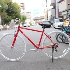 新車スポーツ自転車ーレッド - 自転車