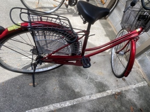 自転車 赤 26インチ affiche アフィッシュ