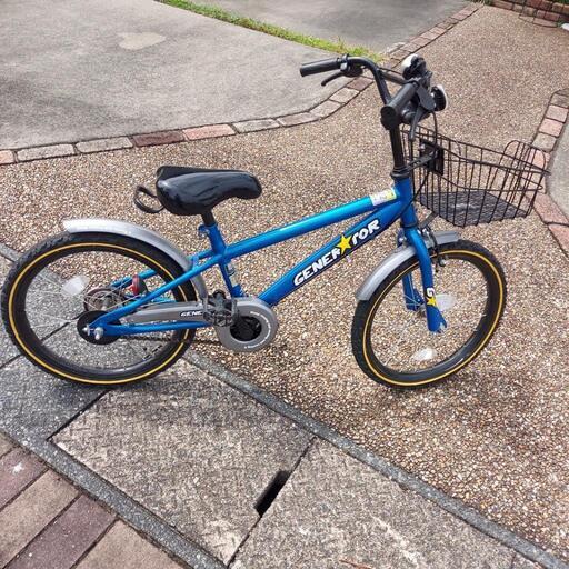 《超美品》18インチ青色自転車ジェネレーターキッズ