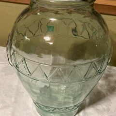 イタリア製　ガラス花瓶(大型) 