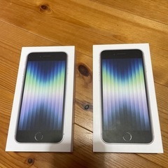 未使用　2台　iPhone se 第3世代　64gb