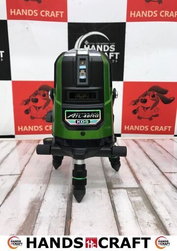 大幅値下げKDS　グリーンレーザー墨出し器　ATL-46RG　三脚付き　中古