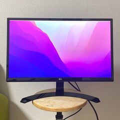 LG 4Kモニター 24UD58-B 23.8インチ（モニターア...