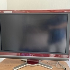 【交渉中】無料でお譲りします　32型液晶テレビ　シャープ