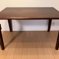 【受付終了】ダイニングテーブル(幅120cm)