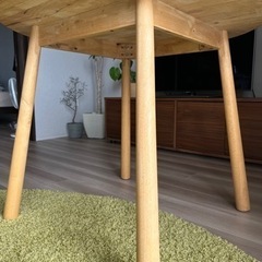 ダイニングテーブルセット(テーブル1台＋椅子2脚)