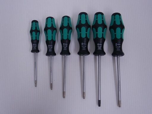 Wera ヴェラ ロングトルクスドライバー ６本組 367HF-TX
