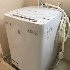 シャープ洗濯機７ｋｇ　ESG7E5 2018年製　値下げ