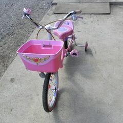 ディズニー自転車 幼児用 プリンセス１６プレシャス ピンクカラー...