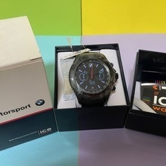 BMW アイスウォッチ　クロノグラフ腕時計　新品未使用品