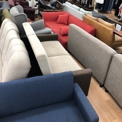 【座り心地◎】ソファーベッド 2人掛け ライトグレー【トレファク上福岡】