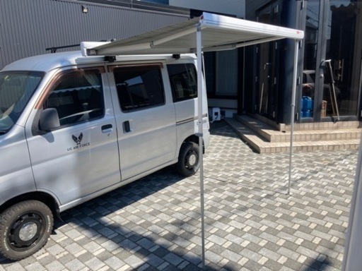 終了　カーサイドオーニング　カーサイドタープ