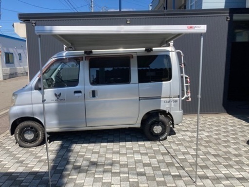 終了　カーサイドオーニング　カーサイドタープ