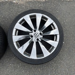 レイズの18インチアルミホイールとタイヤセット