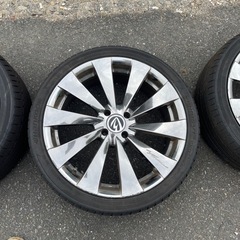 レイズの18インチアルミホイールとタイヤセット