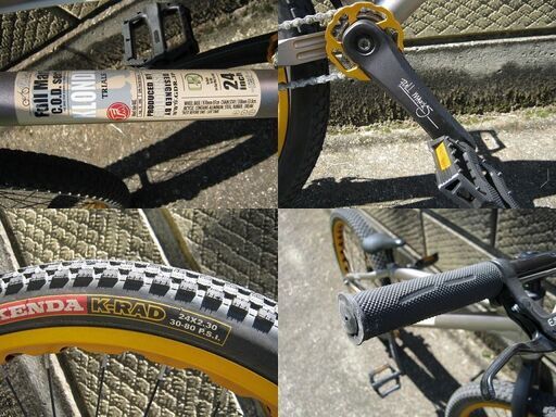 24インチトライアル自転車　Full Marks  KLONDIKE DISC    中古品