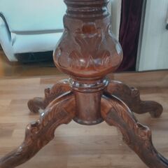 【終了/有難うございました‼】中古 ダイニングセット 木目が美しい♪ マホガニー材 ヨーロピアン アジアン アンティーク ビンテージ 早い者勝ちです✨✨