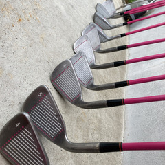 シャフトが可愛い　FILA 中古ゴルフクラブフルセット　
