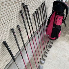 シャフトが可愛い　FILA 中古ゴルフクラブフルセット　