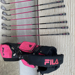 シャフトが可愛い　FILA 中古ゴルフクラブフルセット　